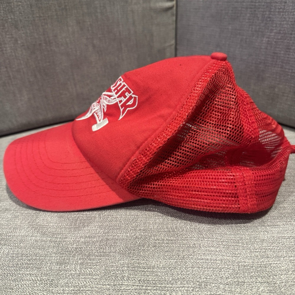 Thrasher Skategoat Trucker Hat Red White Mesh Snapback Skateboarding Cap - Picture 2 of 5
